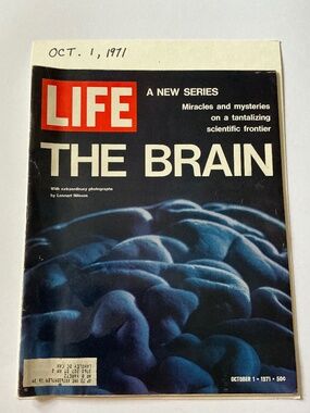 Vintage LIFE Magazine Oct 1 1971 The Brain Cover